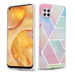 Coque - CADORABO - Marbre Arc-en-ciel - Compatible Huawei NOVA 6 SE/P40 LITE/NOVA 7i - Protection silicone TPU