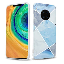 Coque pour Huawei MATE 30 PRO Housse en Marbre Gris Blanc Bleu No. 2 Etui Case Cover Protection Silicone TPU Portfeuille Wallet
