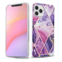 Etui de protection - CADORABO - iPhone 12 / 12 PRO - Marbre Vague Violet - Silicone TPU - Antidérapant