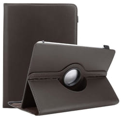 Coque pour Asus ZenPad 3S 10 (9.7 Zoll) Etui en BRUN Housse Case Cover Protection 360 degrés similicuir Portefeuille Wallet