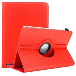 Coque pour Kindle Paperwhite 2015 (7. Gen.) Etui en ROUGE Housse Case Cover Protection 360 degrés similicuir Portefeuille Wallet