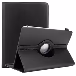 Coque pour Kindle Oasis 2019 (10. Gen.) Etui en NOIR Housse Case Cover Protection 360 degrés similicuir Portefeuille Wallet