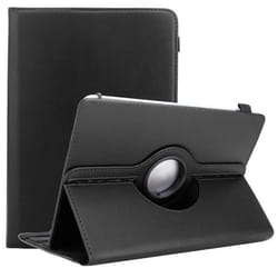 Coque pour Kindle Oasis 2019 (10. Gen.) Etui en NOIR Housse Case Cover Protection 360 degrés similicuir Portefeuille Wallet