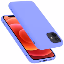 Coque pour Apple iPhone 12 MINI Housse en LIQUID LIGHT PURPLE Etui Case Cover Protection en Silicone TPU telephone portable