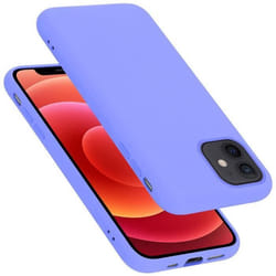 Coque pour Apple iPhone 12 MINI Housse en LIQUID LIGHT PURPLE Etui Case Cover Protection en Silicone TPU telephone portable