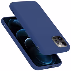 Coque pour Apple iPhone 12 / 12 PRO Housse en LIQUID BLUE Etui Case Cover Protection en Silicone TPU telephone portable