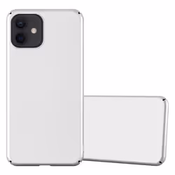 Housse pour Apple iPhone 12 MINI Coque en METALLIC ARGENT Hard Case Cover EtuiProtection métallique Cover