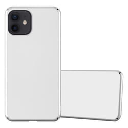 Housse pour Apple iPhone 12 MINI Coque en METALLIC ARGENT Hard Case Cover EtuiProtection métallique Cover