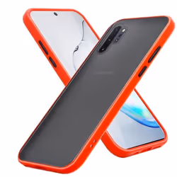 Coque - CADORABO - Samsung Galaxy NOTE 10 - Rouge Givré - Protection hybride - Silicone TPU