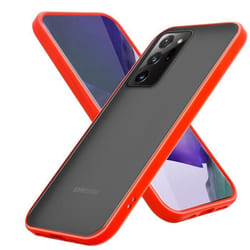 Coque - CADORABO - Samsung Galaxy NOTE 20 ULTRA - Rouge Givré - Protection hybride - Silicone TPU