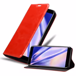Coque pour Lenovo S5 Housse en ROUGE DE POMME Etui Case Cover Protection Portefeuille Wallet