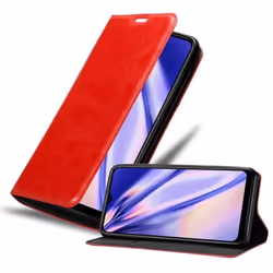 Coque pour WIKO VIEW 4 Housse en ROUGE DE POMME Etui Case Cover Protection Portefeuille Wallet