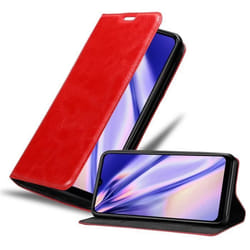 Coque pour WIKO VIEW 4 Housse en ROUGE DE POMME Etui Case Cover Protection Portefeuille Wallet