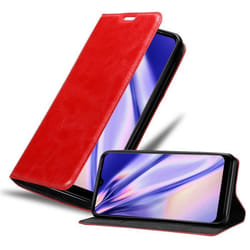 Coque pour WIKO Y81 Housse en ROUGE DE POMME Etui Case Cover Protection Portefeuille Wallet