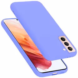 Coque pour Samsung Galaxy S21 5G Housse en LIQUID LIGHT PURPLE Etui Case Cover Protection en Silicone TPU telephone portable