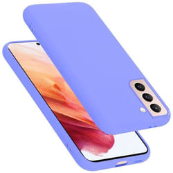 Coque pour Samsung Galaxy S21 5G Housse en LIQUID LIGHT PURPLE Etui Case Cover Protection en Silicone TPU telephone portable