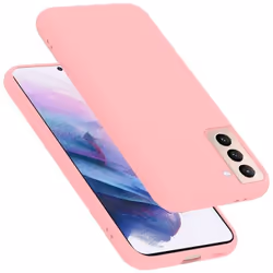 Coque pour Samsung Galaxy S21 PLUS Housse en LIQUID PINK Etui Case Cover Protection en Silicone TPU telephone portable