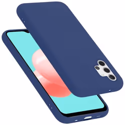 Coque pour Samsung Galaxy A32 5G Housse en LIQUID BLUE Etui Case Cover Protection en Silicone TPU telephone portable
