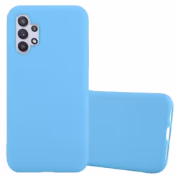 Coque pour Samsung Galaxy A32 5G Etui en CANDY BLEU Housse Case Cover Protection Silicone TPU Case