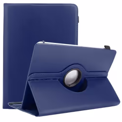 Coque pour Xiaomi Mi Pad 2 (7.9 Zoll) Etui en BLEU FONCÉ Housse Case Cover Protection 360 degrés similicuir Portefeuille Wall ...