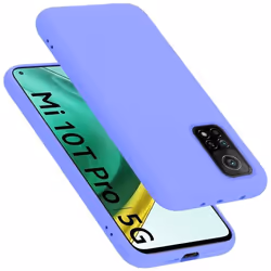 Coque pour Xiaomi Mi 10T / Mi 10T PRO Housse en LIQUID LIGHT PURPLE Etui Case Cover Protection en Silicone TPU telephone port ...