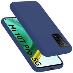 Coque pour Xiaomi Mi 10T / Mi 10T PRO Housse en LIQUID BLUE Etui Case Cover Protection en Silicone TPU telephone portable
