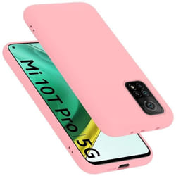 Coque pour Xiaomi Mi 10T / Mi 10T PRO Housse en LIQUID PINK Etui Case Cover Protection en Silicone TPU telephone portable