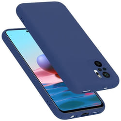 Coque pour Xiaomi RedMi NOTE 10 4G / RedMi NOTE 10S Housse en LIQUID BLUE Etui Case Cover Protection en Silicone TPU telephone