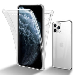 Cadorabo Coque pour Apple iPhone 11 PRO en Transparent Etui 360° Full Body Protection intégrale protection décran