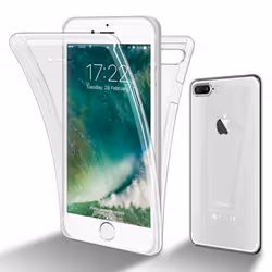 Coque pour Apple iPhone 7 PLUS / 7S PLUS / 8 PLUS Etui en TRANSPARENT Housse Etui Case Cover 360° Full Body Protection protec ...