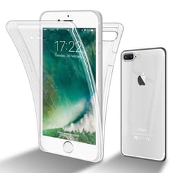 Coque pour Apple iPhone 7 PLUS / 7S PLUS / 8 PLUS Etui en TRANSPARENT Housse Etui Case Cover 360° Full Body Protection protection