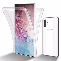 Coque pour Samsung Galaxy NOTE 10 PLUS Etui en TRANSPARENT Housse Etui Case Cover 360° Full Body Protection protection décran