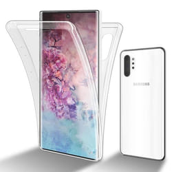 Coque pour Samsung Galaxy NOTE 10 PLUS Etui en TRANSPARENT Housse Etui Case Cover 360° Full Body Protection protection décran