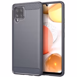 Coque - CADORABO - Samsung Galaxy A42 4G - Silicone TPU - Design Carbone - Protection Chocs