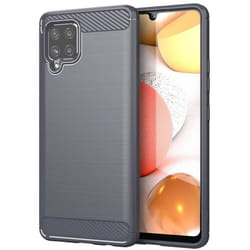 Coque - CADORABO - Samsung Galaxy A42 4G - Silicone TPU - Design Carbone - Protection Chocs