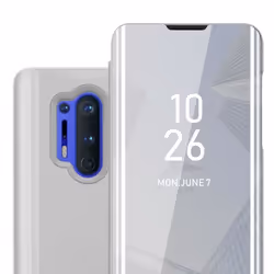 Coque pour OnePlus 8 PRO en AGATE ARGENT Cover Protection with miroir