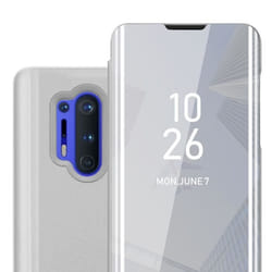 Coque pour OnePlus 8 PRO en AGATE ARGENT Cover Protection with miroir