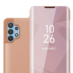 Coque pour Samsung Galaxy A32 5G en KUNZIT ROSE Cover Protection with miroir