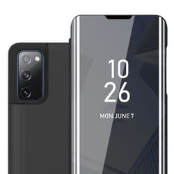 Coque pour Samsung Galaxy S20 FE en TOURMALINE NOIR Cover Protection with miroir