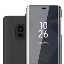 Coque pour Samsung Galaxy S9 en TOURMALINE NOIR Cover Protection with miroir
