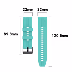 Cadorabo DE-150653 accessoire intelligent à porter sur soi Bande Turquoise Silicone