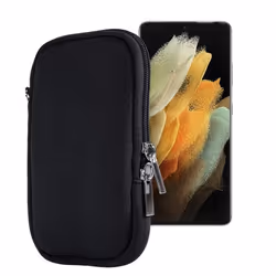 Pochette pour téléphone - CADORABO - Universelle - Néoprène - Noir - Compatible jusquà 5.5 pouces