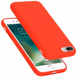 Coque pour Apple iPhone 7 PLUS / 7S PLUS / 8 PLUS Housse en LIQUID RED Etui Case Cover Protection en Silicone TPU telephone