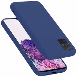 Coque pour Samsung Galaxy A51 5G Housse en LIQUID BLUE Etui Case Cover Protection en Silicone TPU telephone portable