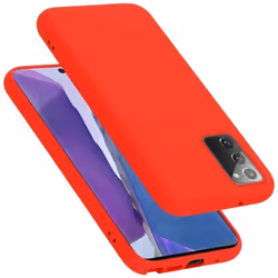 Coque pour Samsung Galaxy NOTE 20 Housse en LIQUID RED Etui Case Cover Protection en Silicone TPU telephone portable