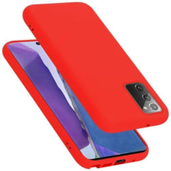 Coque pour Samsung Galaxy NOTE 20 Housse en LIQUID RED Etui Case Cover Protection en Silicone TPU telephone portable
