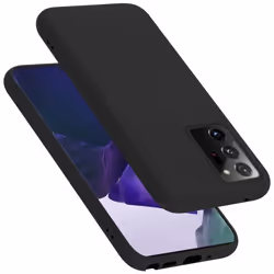 Coque pour Samsung Galaxy NOTE 20 ULTRA Housse en LIQUID BLACK Etui Case Cover Protection en Silicone TPU telephone portable