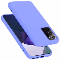 Coque pour Samsung Galaxy NOTE 20 ULTRA Housse en LIQUID LIGHT PURPLE Etui Case Cover Protection en Silicone TPU telephone po ...