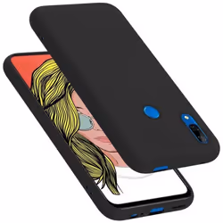Coque pour Honor 10 LITE / Huawei P SMART 2019 Housse en LIQUID BLACK Etui Case Cover Protection en Silicone TPU telephone po ...