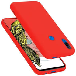 Coque pour Honor 10 LITE / Huawei P SMART 2019 Housse en LIQUID RED Etui Case Cover Protection en Silicone TPU telephone portable